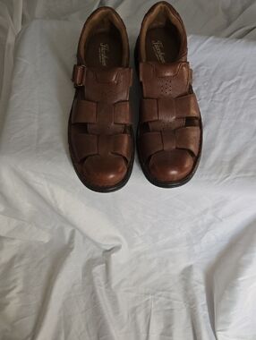Florsheim Men’s Brown Leather Fisherman Sandals